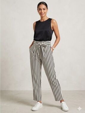 NWT Polo Ralph Lauren Striped Women's
Pants size 10 black & white